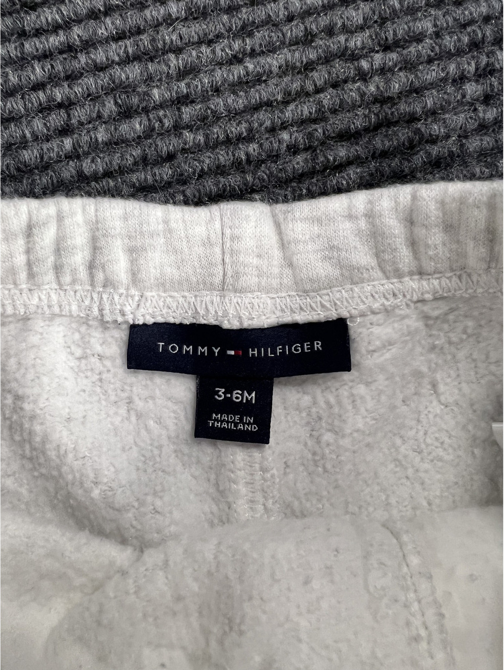 Tommy Hilfiger Baby Boys Grey Crew Neck Sweatshirt and Jogger Set, 3-6 Months - Picture 4 of 12